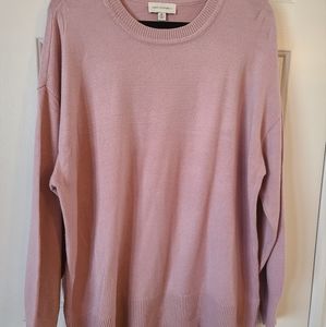 Free Assembly XL lightweight pink sweater